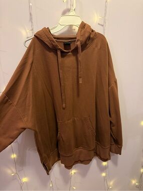 Athletic Works Brown Hoodie Sweatshirt